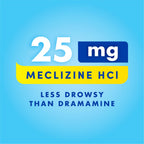 Bonine Non-Drowsy Motion Sickness Relief - 32 Chewable Tablets with Meclizine HCL 25mg - Non Drowsy Medicine for Nausea or Motio