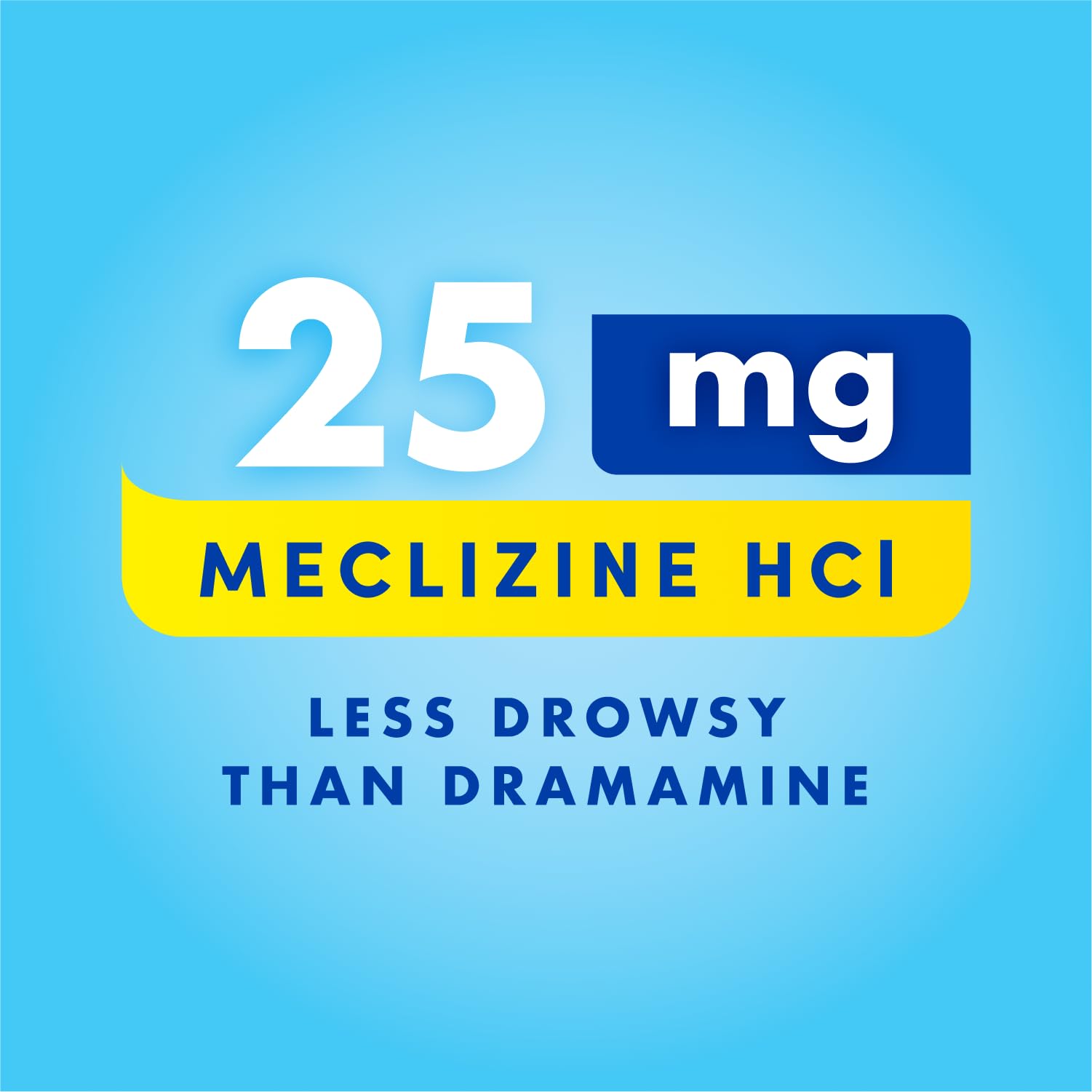 Bonine Non-Drowsy Motion Sickness Relief - 32 Chewable Tablets with Meclizine HCL 25mg - Non Drowsy Medicine for Nausea or Motio