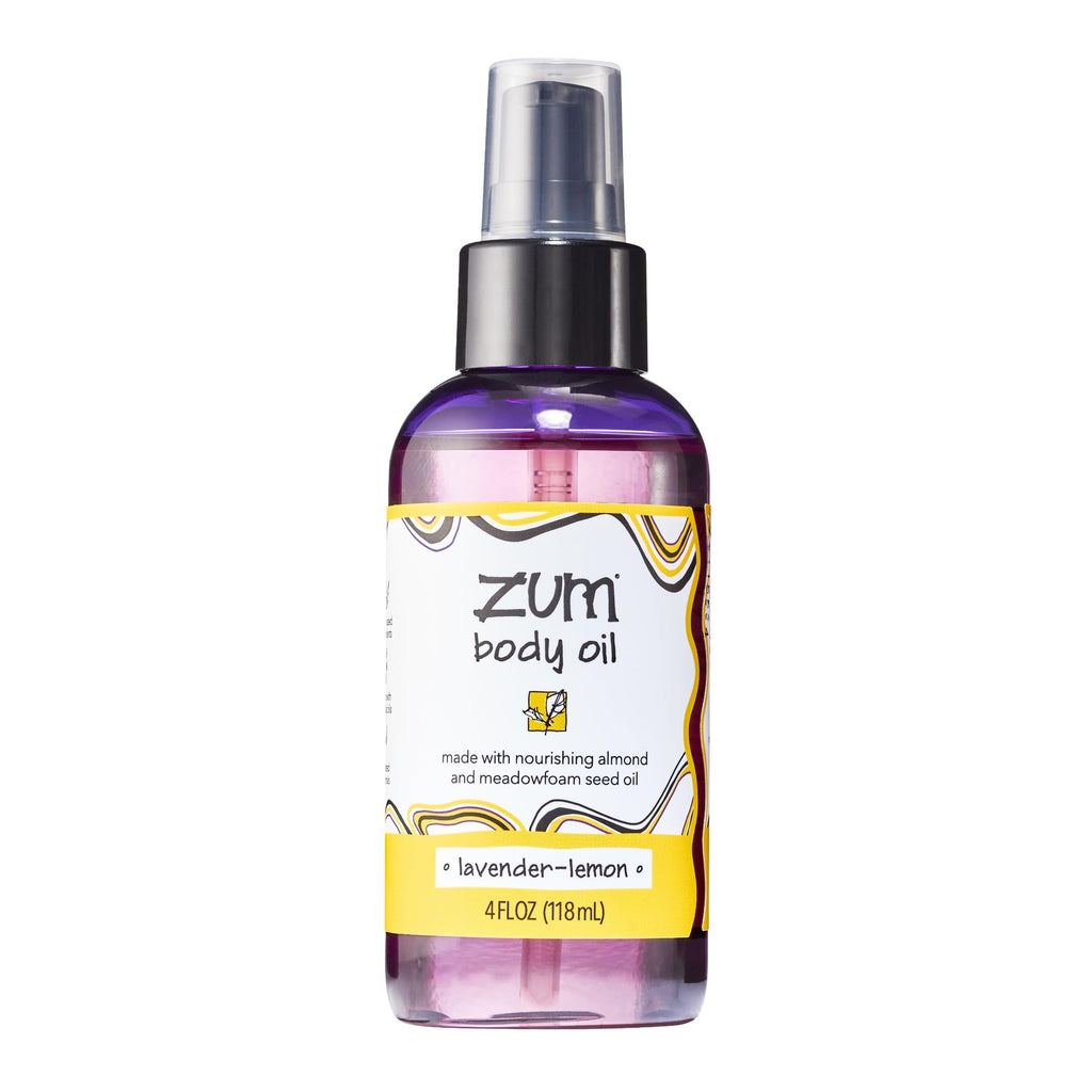Indigo Wild Zum Lavender-Lemon Body Oil - Nourishing Body Massage Oil ...