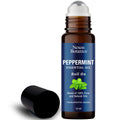 Peppermint Essential Oil Roll-On - Peppermint Oil Roll-On with Fresh & Minty Fragrance - Roll On Essential Oils for Aromatherapy