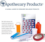 Apothecary Products Pill Tray & Spatula for Tablets, Medicine, Vitamins, Right-Handed, Clear, 2 Count