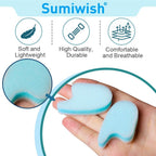 Sumiwish Foam Toe Separators, 20 Pack Breathable Toe Spacers, Reduce Friction and Relieve Corns Pain, Overlapping Toes Corrector
