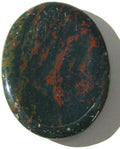 crystalmiracle Bloodstone Worry Stone Positive Energy Crystal Healing Thumb Stone for Metaphysical Powerful Health Wealth Reiki 