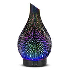Essential Oil Diffuser Aromatherapy Diffuser- 120 ml Glass Ultrasonic Cool Mist Oil Diffuser, Whisper Quiet with Waterless Auto 