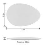 Dr. Shoesert Non-Slip Shoes Pads Adhesive Shoe Sole Protectors, High Heels Anti-Slip Shoe Grips (White - 3 Pairs)