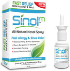SinolM, All-Natural Nasal Relief Spray for Fast Allergy & Sinus Relief, 15 ml (Pack of 3)
