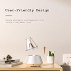 TriPro Essential Oils Aroma Diffuser,Portable Humidifier with Cool Mist and Warm Light Effect,Remote Control,150 ml Capacity,for