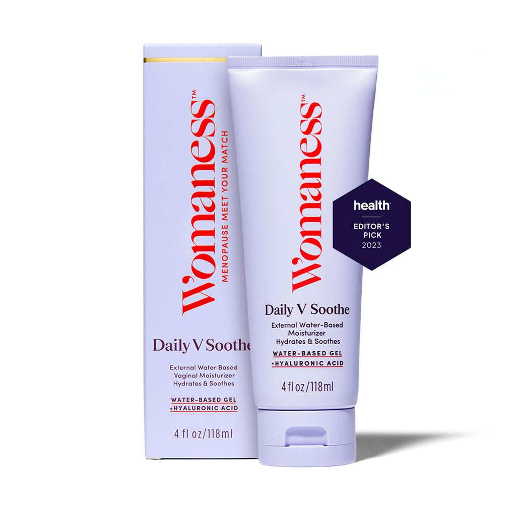 Womaness Daily V Soothe External Gel Hydrator - Hyaluronic Acid Moisturizer for Everyday Dryness - Silicone Free, Non-Irritating