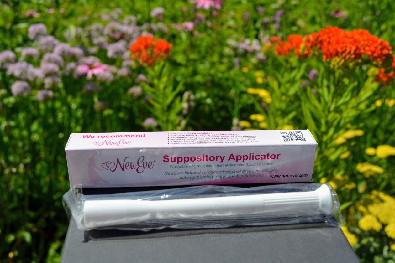 NeuEve Vaginal Suppository Applicator, Reusable (1/Pack) - 3.5/8    Internal Diameter - Fits Most Brands, Pills, Tablets, Capsul