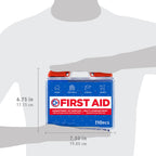 Be Smart Get Prepared 110 pc First Aid Kit: Clean, Treat, Protect Minor Cuts, Home, Office, Car, School, Business, Travel, Emerg