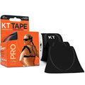 Kt Tape Pro Kinesiology Therapeutic Sports Tape Bundle - Black, Sonic Blue, Beige, Hero Pink, Laser Blue, 100 Precut 10 Inch Str
