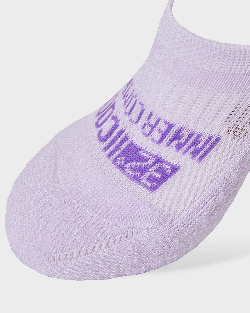 32 DEGREEES Women's 6 Pack Comfort No Show Socks | Anti-Odor | Heel Grips | Arch Support | Active | Casual | Work, Pink/Purple/G