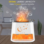 HEEYCEM 260ml Essential Oil Diffuser & Himalayan Salt Lamp with Remote Control, 8 LED Colors, Timer & Auto-Off Cool Mist Humidif