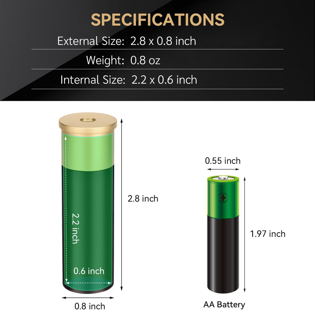 Aufew Tactical Mini Pill Case, Durable Metal Small Pill Holder for Pocket or Purse, Waterproof Medicine Bottle for Travel, EDC,