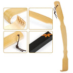 WARMLIFE Back Scratcher, 2 Pack Back Scratcher for Men Gifts for Women, 17 Inch Curved Long Handle Bamboo Back Scratcher Ideal G