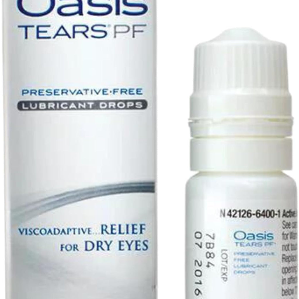 Oasis TEARS PF Preservative-Free Lubricant Eye Drops Relief For Dry Eyes, 0.34 Ounce