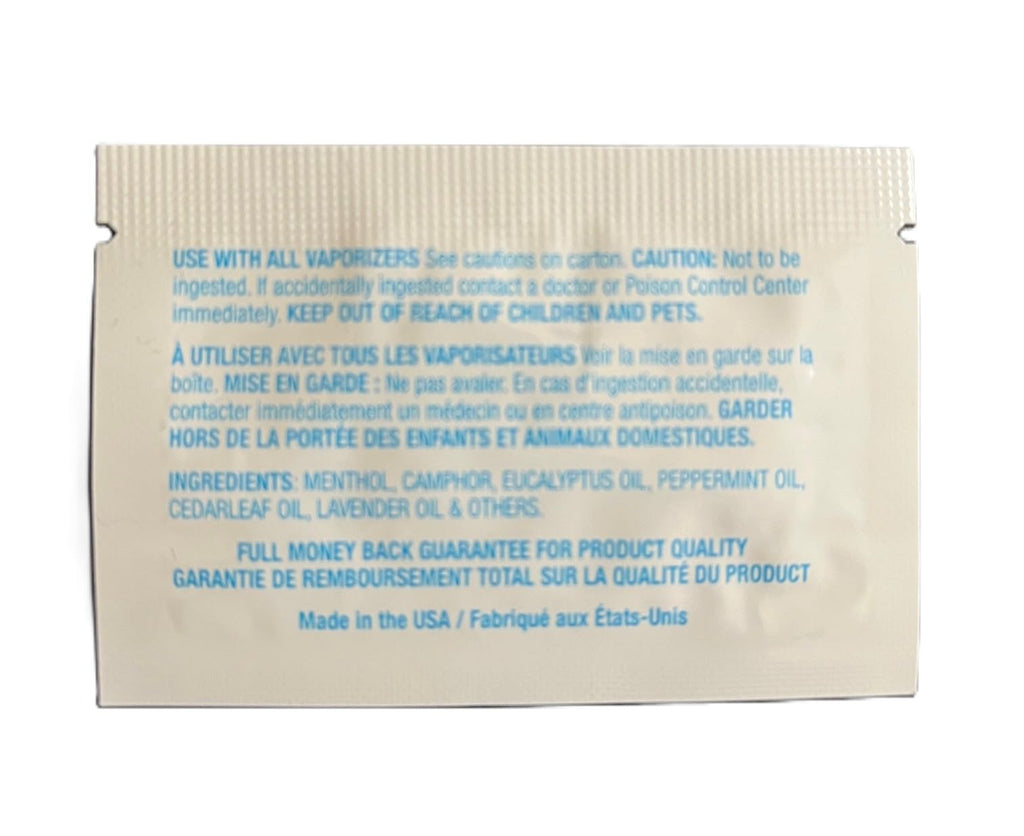 Kids Relief Universal REFILL PADS for Plug-in WATERLESS Vaporizer, Soothing Non-Medicated Menthol Eucalyptus Lavender Vapor - Fi