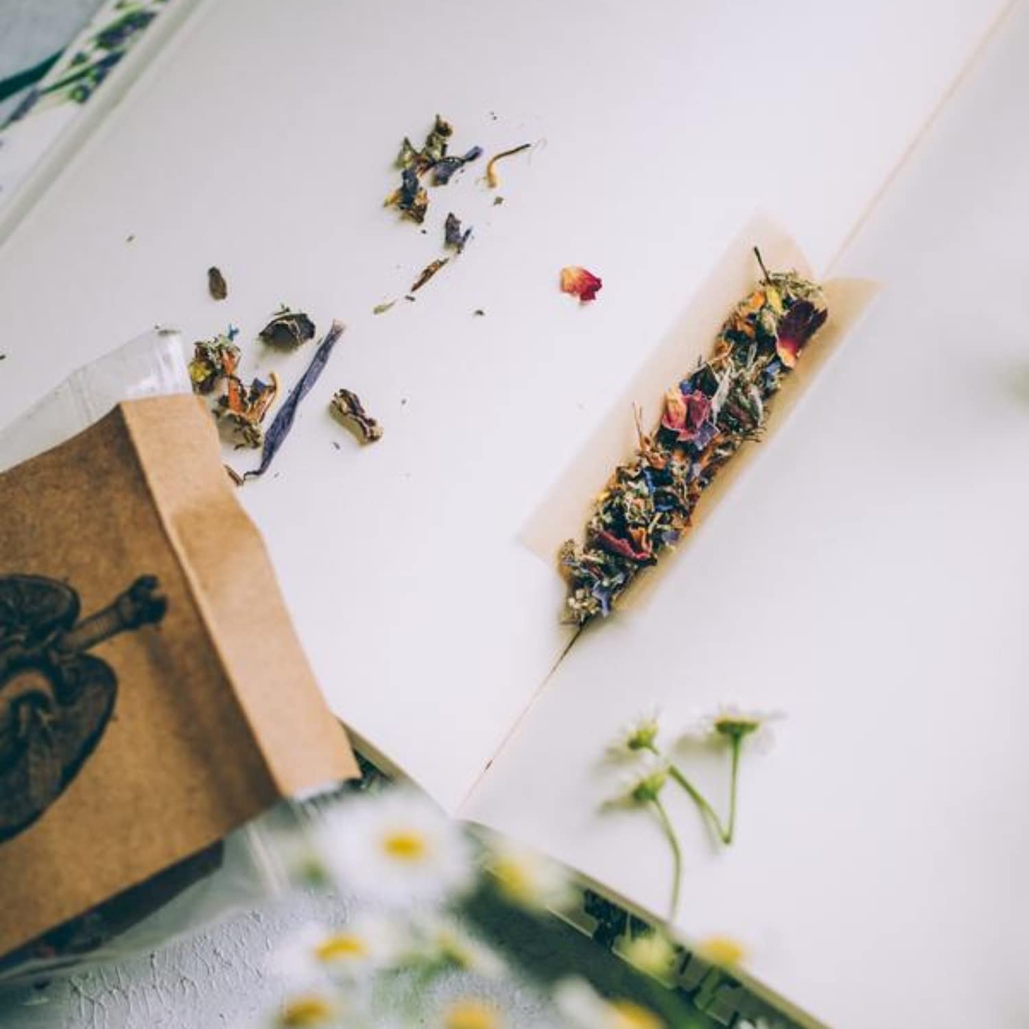 Anima Mundi Apothecary Smokable Herbs - Sacred Smoke - Heart Chakra Herbal Smoking Blend - with Relaxing Botanicals Like Mugwort