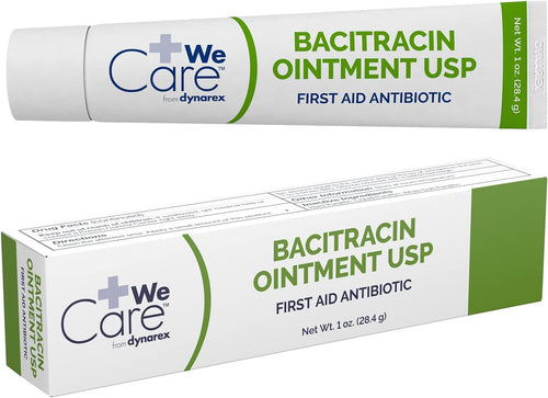 Dynarex Bacitracin Topical Ointment USP - First Response Wound Care Supplies for Minor Cuts, Scrapes & Burns - Helps Keep Wounds