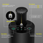 Waterless Diffuser for Essential Oil, Battery Operated Portable Nebulizer, Aromatherapy Scent Diffusers for Home Large Room, Car