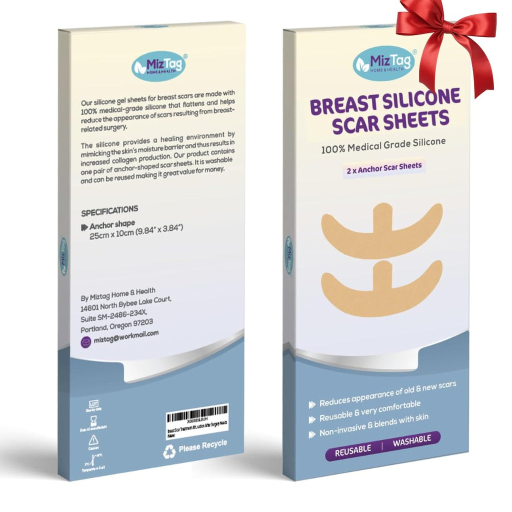 Breast Surgery Recovery Essentials - Silicone Scar Sheets for Comfort and Healing - Ideal for Post-Op Wear