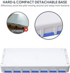 TookMag Weekly Pill Organizer 2 Times a Day, Easy Fill AM PM Pill Box, Large Capacity Quick-Refill 7 Day Pill Cases for Pills/Vi