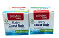 Generic Baby Chest Rub Playtex with Eucalyptus, Rosemary & Chamomile Aromatics Non-Medicated 2 oz (Pack of 2), White