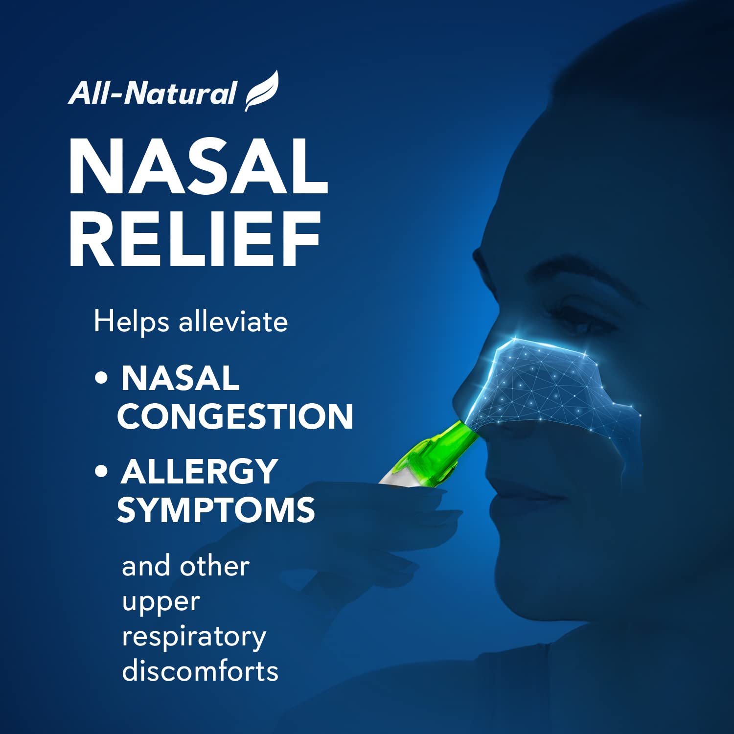 SinuCleanse Inhalo Nasal Dry Salt Inhaler, 100% All-Natural Deep Penetrating Salt Crystals Help You Breathe Easier
