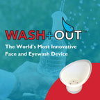 3 Pack Wash+Out Portable Emergency Eye Wash Cup, Flush Soothe Tired Strained Eyes, Construction, Landscaping, Athletics, Allergy