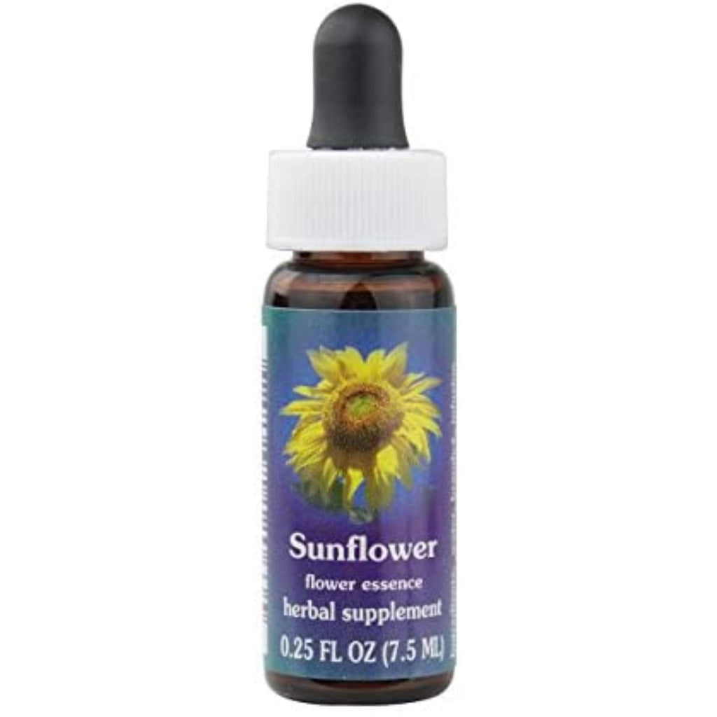 Flower Essence Services Sunflower Dropper Herbal Supplements, 0.25 Ounce