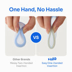 Halo Reusable Menstrual Disc Pod - One-Handed Insertion - Pull Tab for Easy Removal - Medical-Grade Silicone - Menstrual Cup, Ta