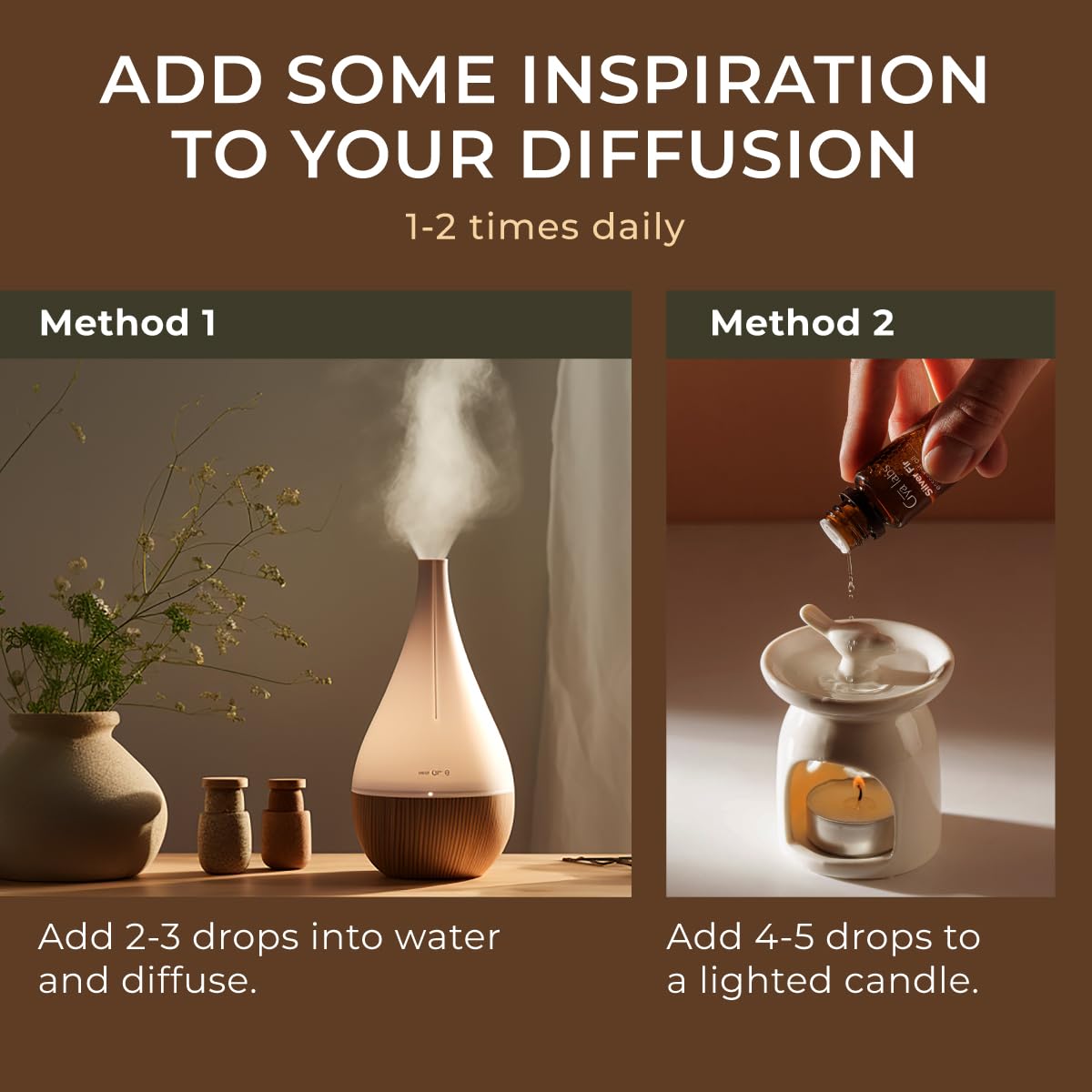 Gya Labs Silver Fir Essential Oil for Diffuser - Silver Fir Essential Oil for Skin - Silver Fir Oil for Hair Aromatherapy Candle