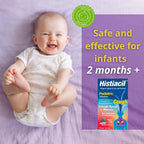 Histiacil Organic Agave Jarabe para TOS, Infants 2 Months and Older, Cough + Mucus Relief Made with Agave & Ivy Leaf Extract, Pe