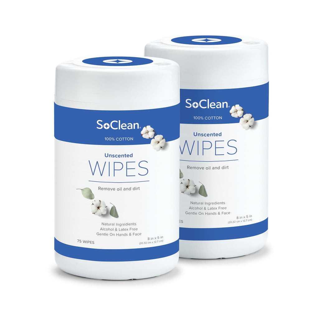SoClean Unscented Wipes 2-Pack