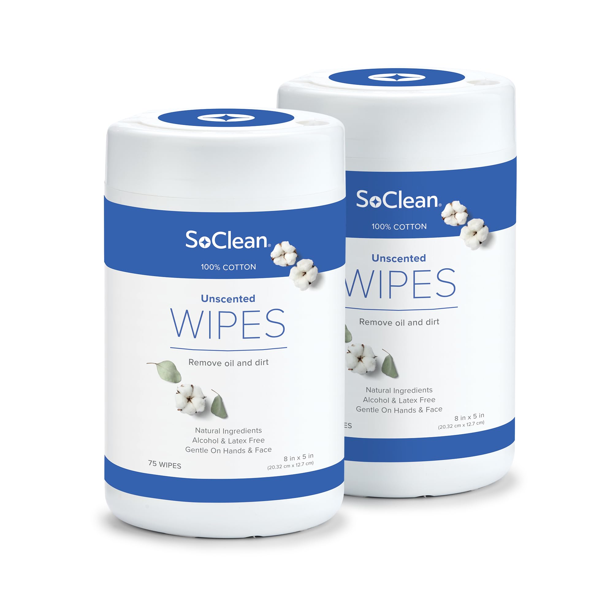 SoClean Unscented Wipes 2-Pack