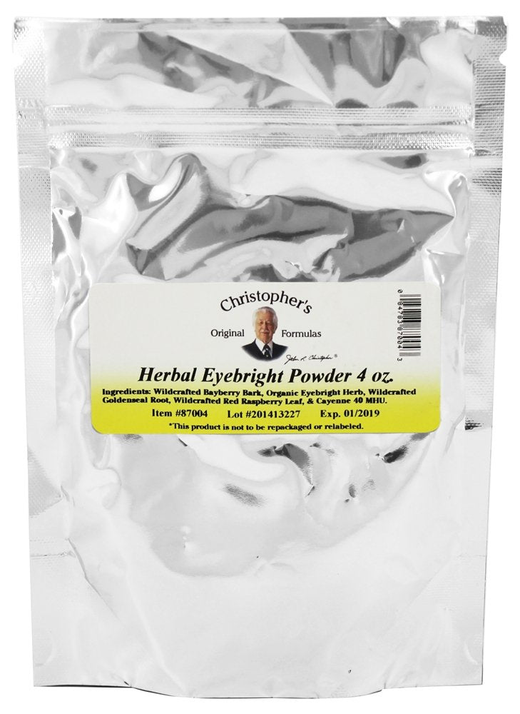 Christophers Original Formulas Herbal Eyebright Powder, 4 Oz