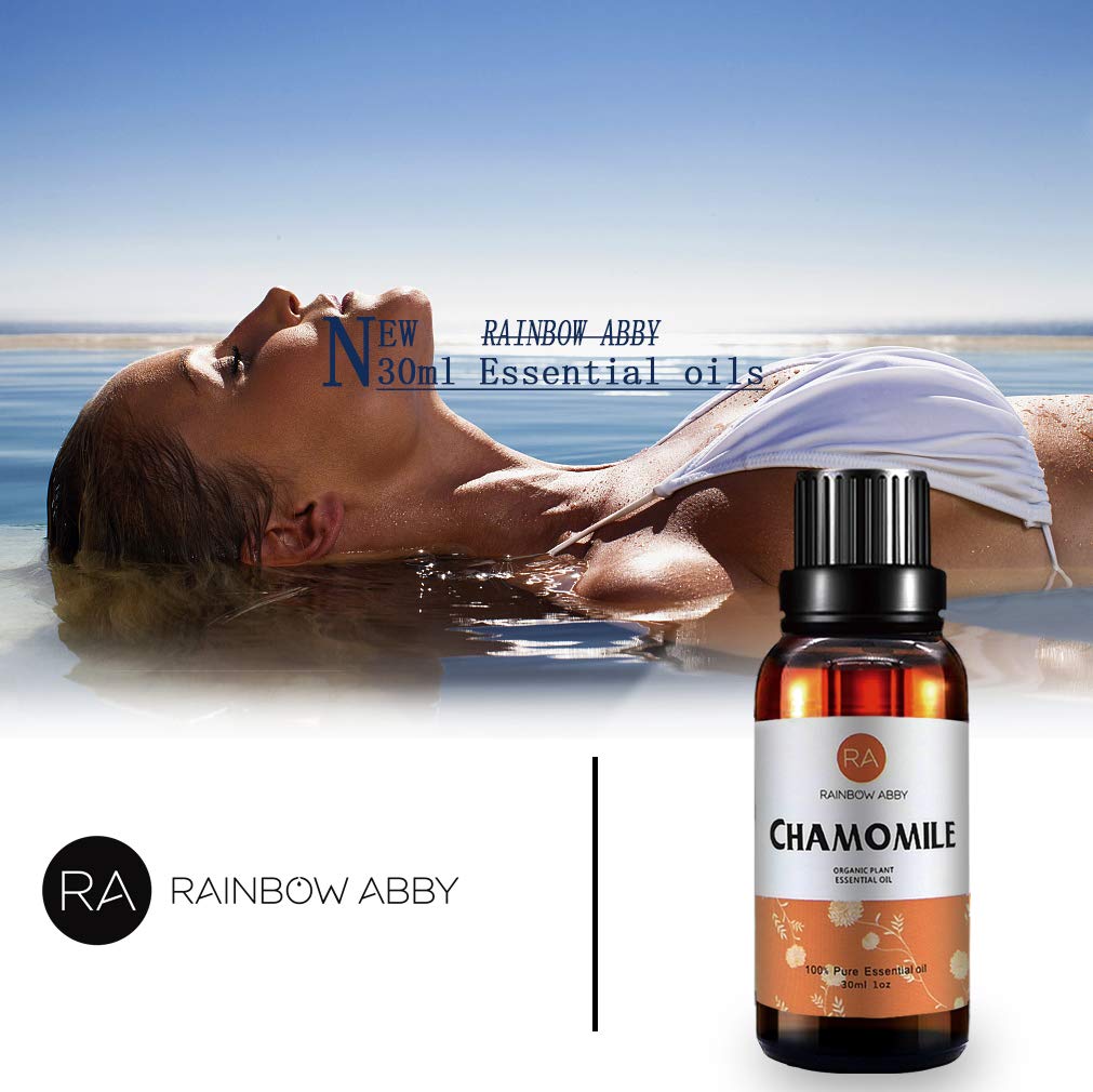 Chamomile Essential Oil (30ML), 100% Pure Natural Organic Aromatherapy Chamomile Oil for Diffuser, Massage, Skin Care, Yoga