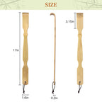 Omszte Bamboo Back Scratcher,100% Natural Bamboo Back Scratchers for Itching Relief,Strong & Sturdy 17 inches