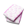 Littleforbig Adult Printed Diaper 2 Pieces - Nursery Pink (Medium 28-38)