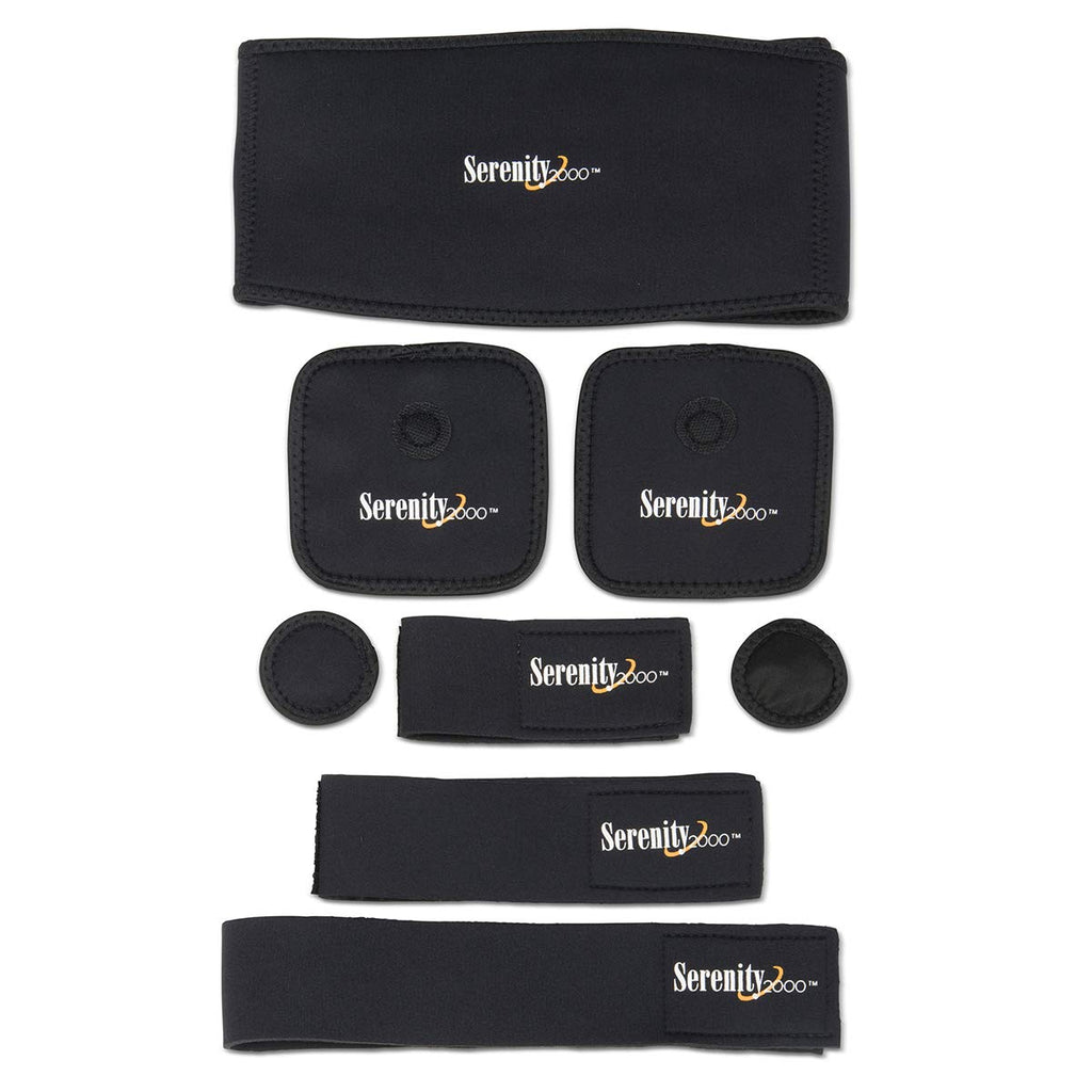 SERENITY2000 Full Body Magnetic Vitality Set for Back, Head, Wrist, Knee, Elbow, Ankle to Support, Relieve Discomfort, Improve C