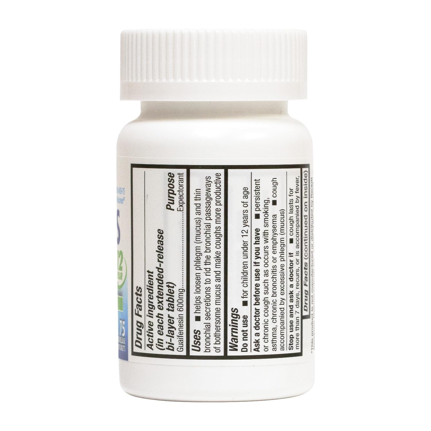 HealthA2Z Mucus Relief | Guaifenesin 600 mg | 12 Hour | No Benzene | Expectorant | Relieves Chest Congestion | Thins and Loosens