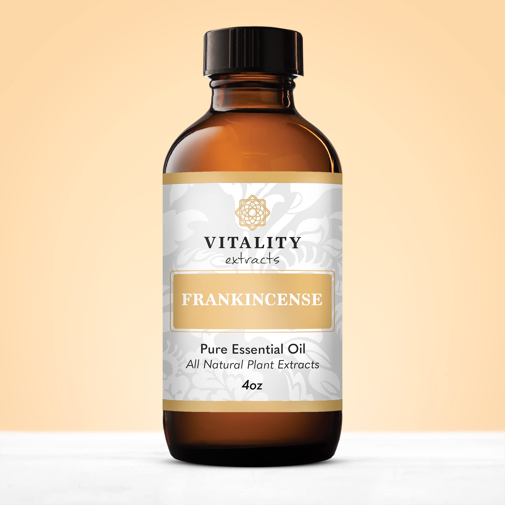 Vitality Extracts Frankincense Essential Oil - 4oz, Boswellia Serrata, Aromatherapy, Skin Care, Natural Calm, Rest & Relaxation,