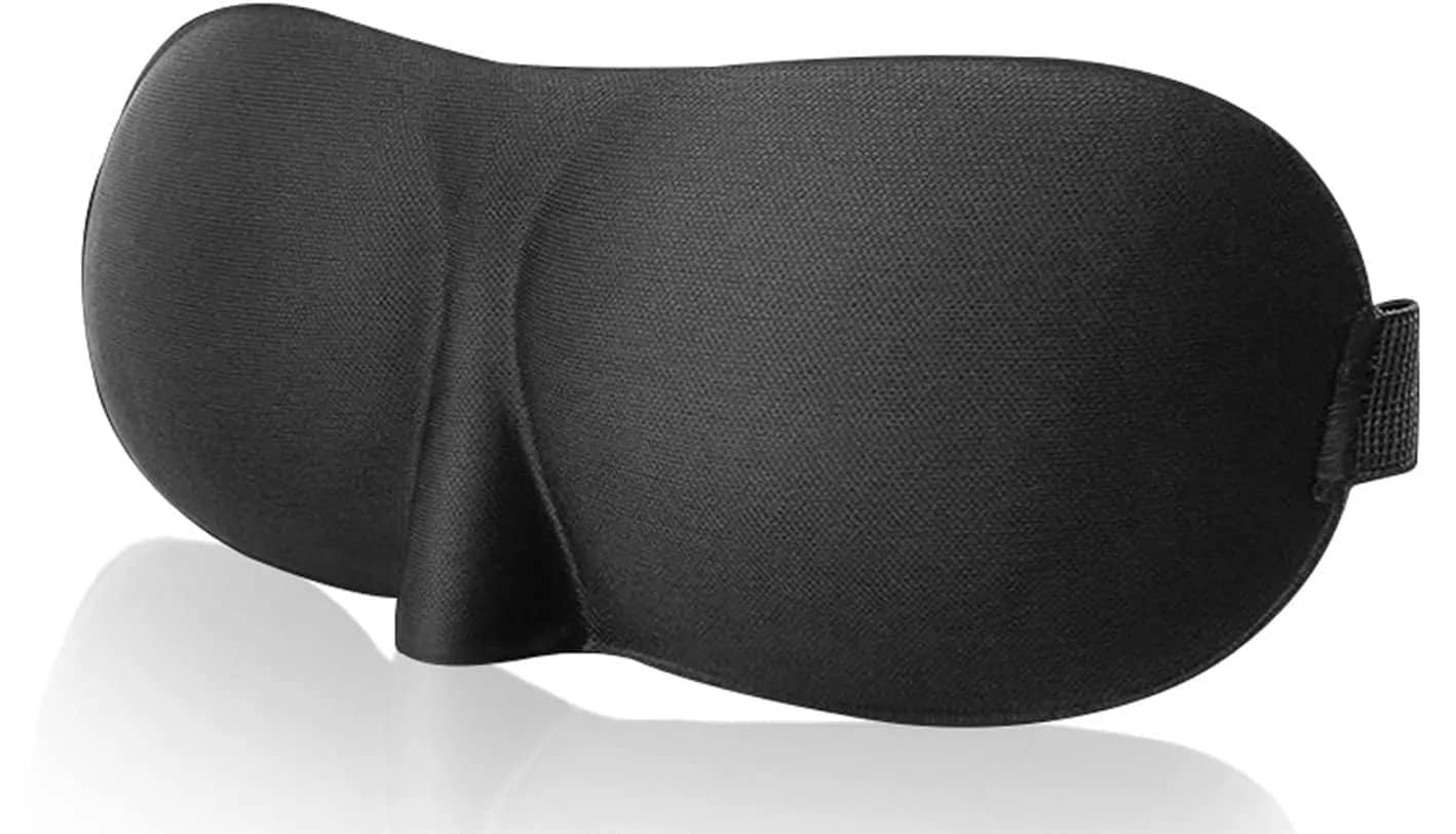 Sleeping Eye Mask For Heavy Sleeper Men & Women || Soft Foam Eye Mask For Sleeping With Adjustable Strap Light Blocking Eye Shad