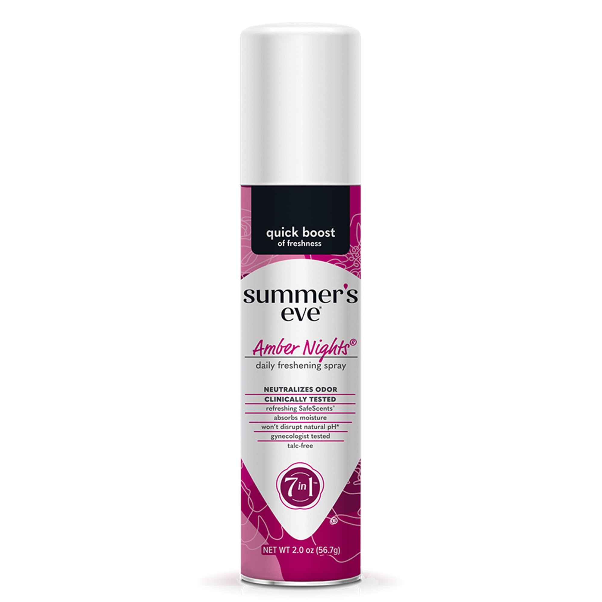 Summer's Eve Amber Nights Daily Refreshing Feminine Spray, 2 oz