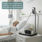 Geiserailie CPAP Hose Holder, Mask and Hose Bedside Organizer, Flexible and Bendable Bracket Prevents Tube Entanglement and Hang