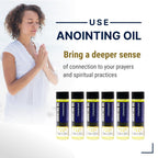 Anointing Oil Unscented for Prayers 1/4oz Pack of 6 by Oil of Joy Represents The Holy Spirit and Healing, Peace, Strength, Prote
