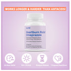 Curist Omeprazole 20mg Tablets Bulk Pack - 84Count Delayed-Release Tablets - Acid Reflux Medicine for Heartburn Relief (2 Pack o