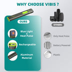 Vibis Insect Bite and Sting Relief, Rechargeable Bug Bite Itch Relief Thing for Mosquito Bites, Chemical-Free Insect Bite Healer