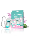 Letsshave Evior Flyyy Razor For Women | WorldS First 6Blade Compact Shaving Razor For Women | Dual Moisture Bar With Aloe Vera
