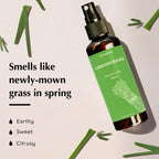 Lemongrass Room Linen & Pillow Spray by Aromafume | 100ml/3.38 fl oz | with Pure Lemongrass Essential Oil | Aromatherapy Spray f